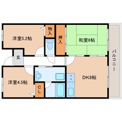 エスペランサの物件間取画像